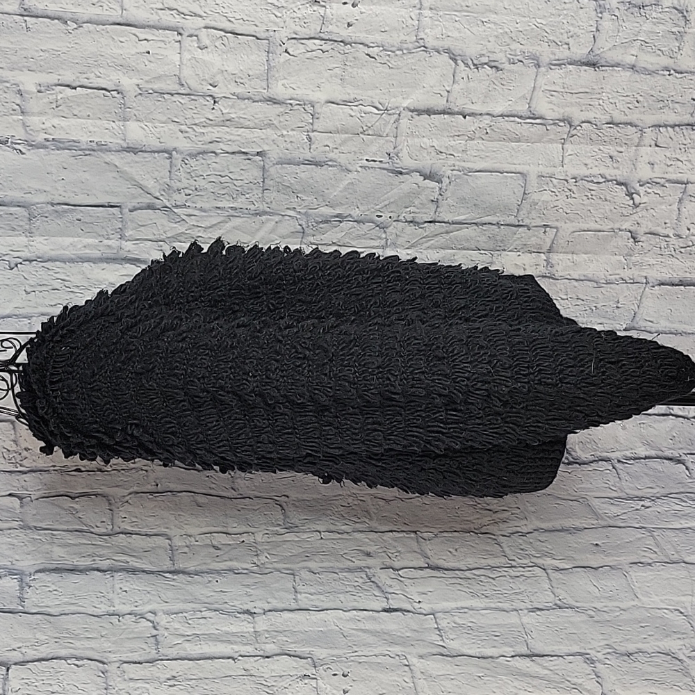 University Threads Black Loop Crochet Jacket Medi… - image 3